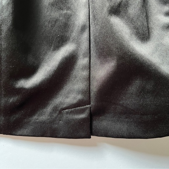 Guess Sweetheart Satin Black Cocktail Dress Eyelash Lace Overlay Evening Sz 4 - Picture 15 of 16